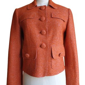 Giacca Biker da donna arancione