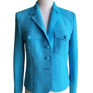 Giacca Biker da donna turchese