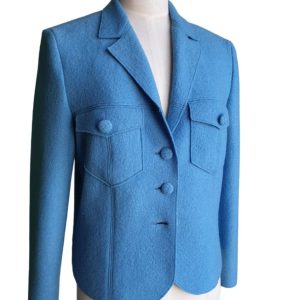 Giacca Biker da donna azzurro