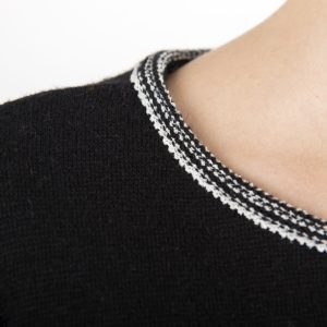 Maglia nera in jersey