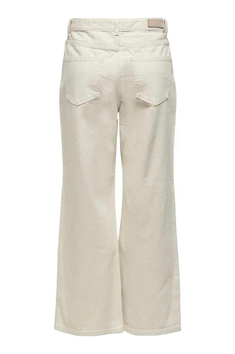 Donna Jeans (gamba larga) - Ecru - immagine 3