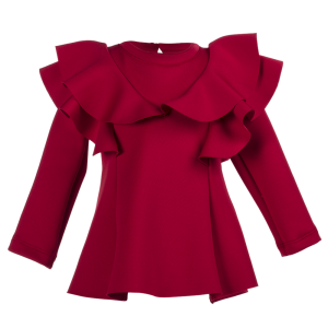 Terminata Maglia da bambina rossa in neoprene