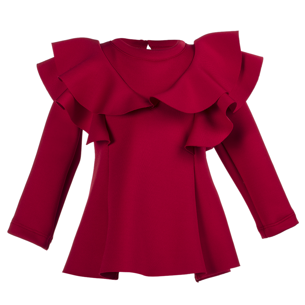 Terminata Maglia da bambina rossa in neoprene - immagine 4