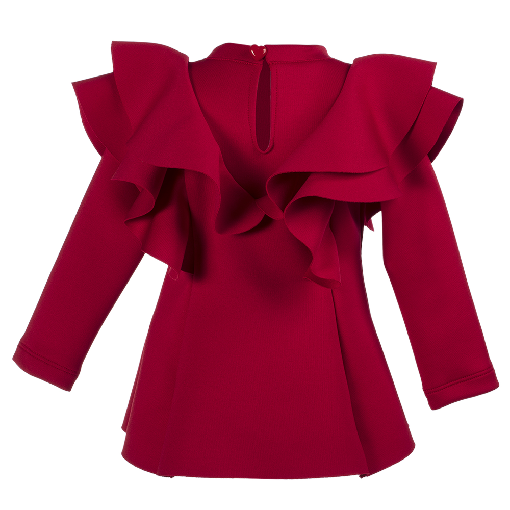 Terminata Maglia da bambina rossa in neoprene - immagine 3