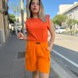 Top Lumina “Perspective” arancioneP