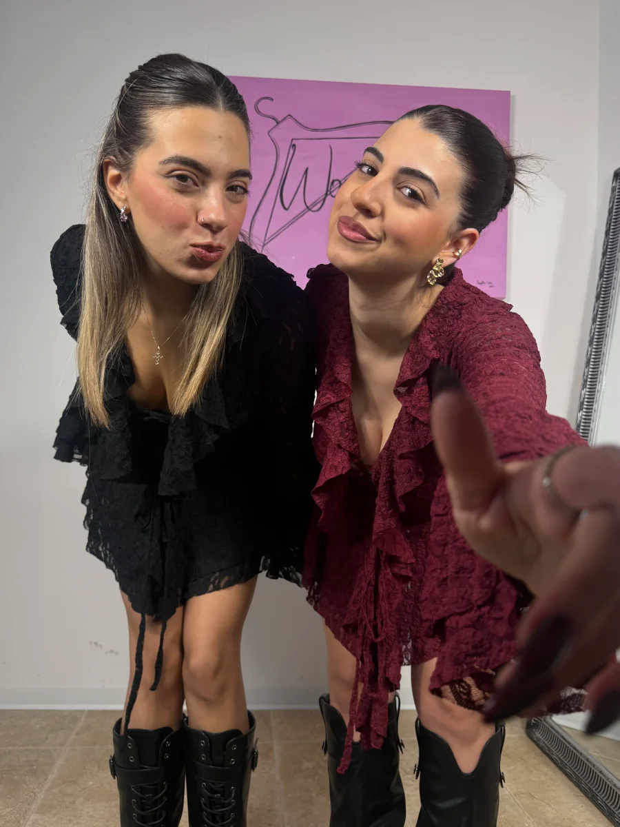 Jumpsuit “Midnight Flame” bordeaux