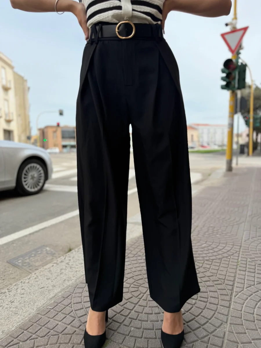 Pantaloni “Dafne” nero