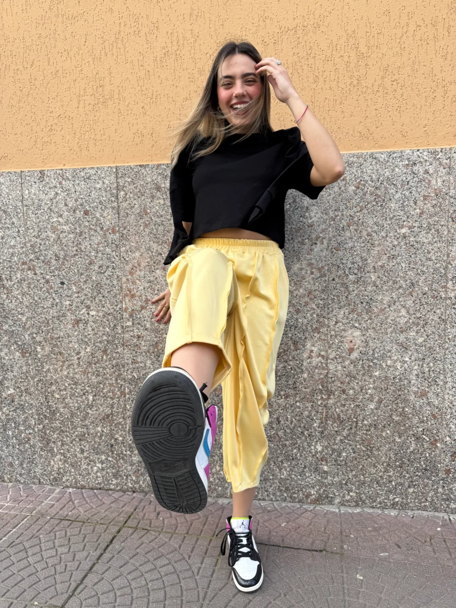 Pantaloni “Cleo” gialli - immagine 2