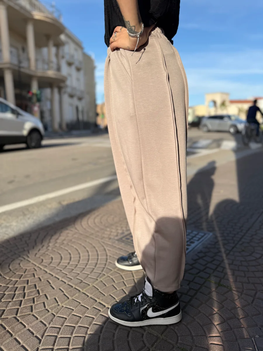 Pantaloni “Cleo” beige - immagine 4
