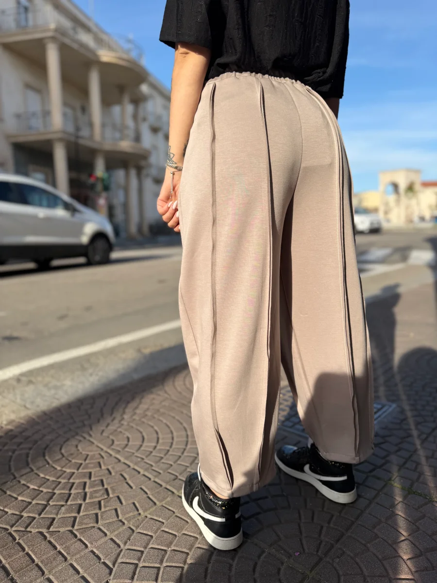 Pantaloni “Cleo” beige - immagine 5