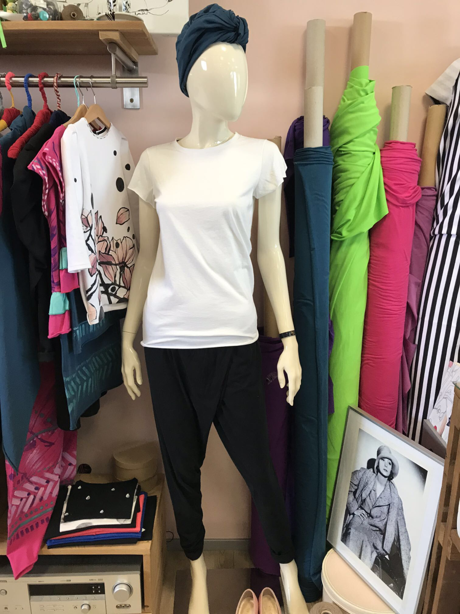 Sotto giacca donna cotone sostenibile su misura - immagine 2