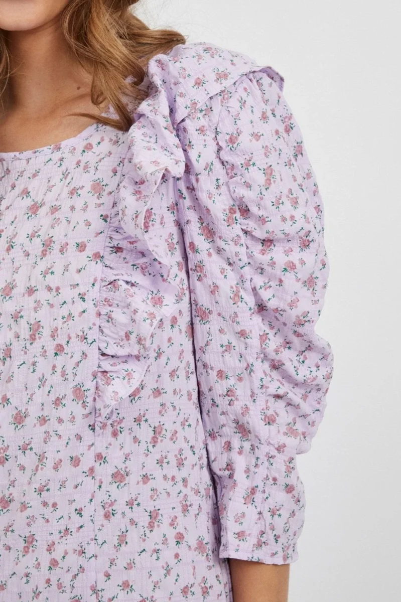 Abito a manica lunga solitaria - rosa - immagine 5