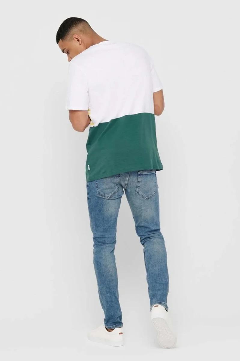 Jeans allungano elastici - denim blu - immagine 4