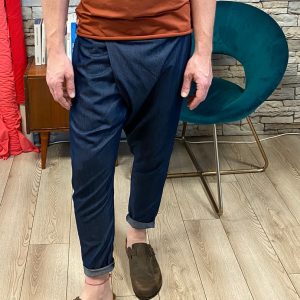 Pantaloni uomo artigianali denim certificato pantaloni oeko tex Elegance