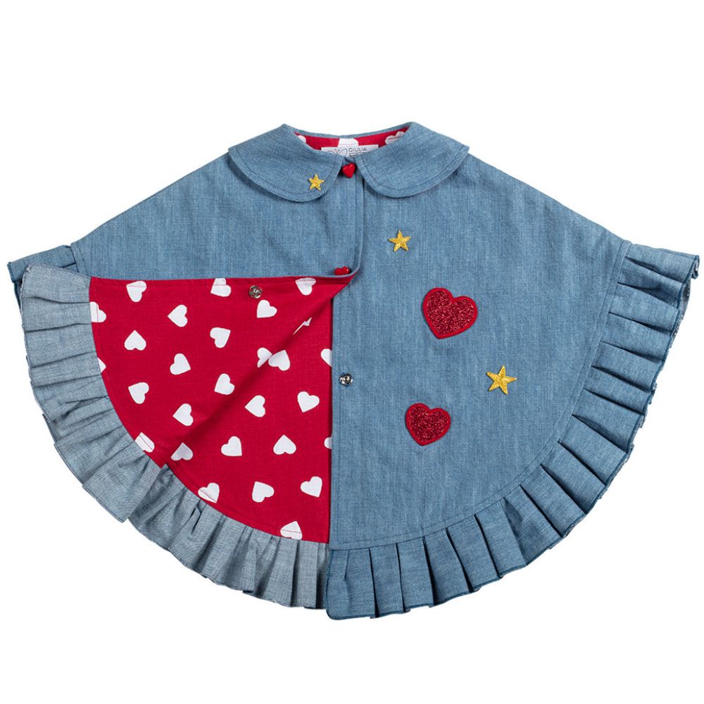 Ultime Mantellina Bambina Jeans e Love - immagine 4