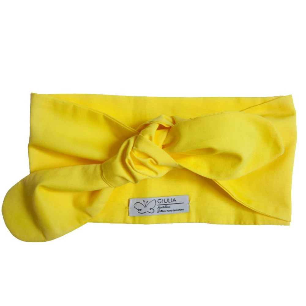 TERMINATA Fascia Linda per capelli gialla