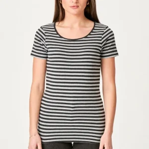 T-shirt NøRregade-Grigio nero