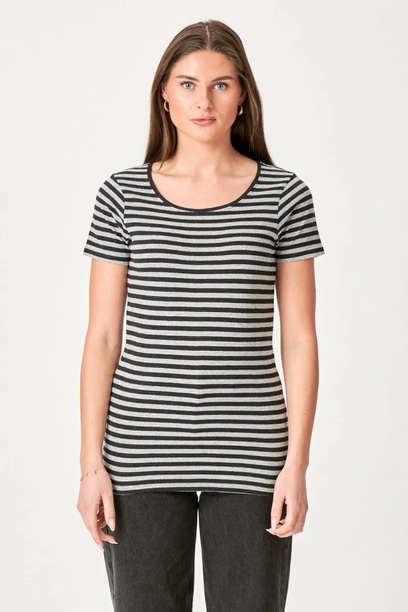 T-shirt NøRregade-Grigio nero - immagine 2