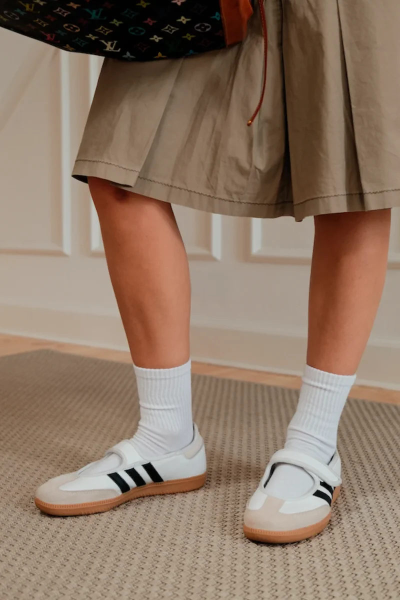 Calzini da tennis eredità 5 pezzi. - Bianco - Donne