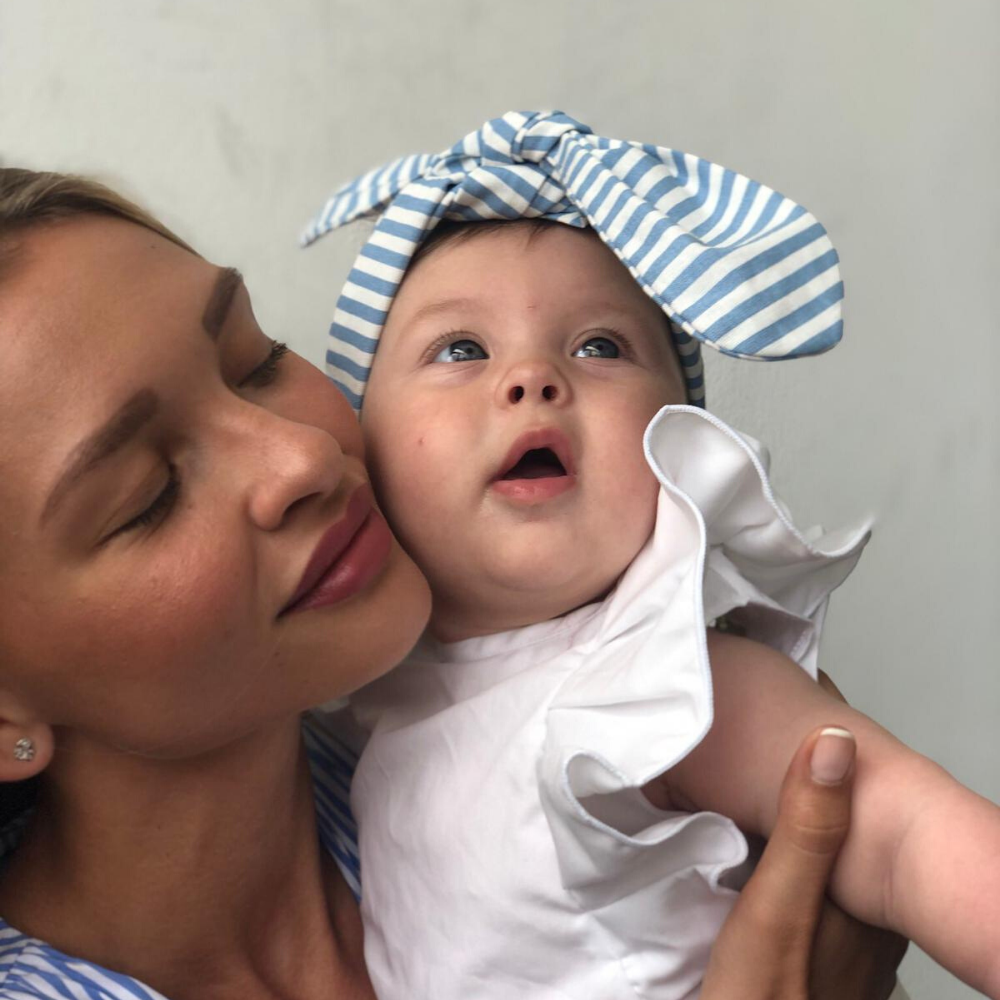 Terminata Fascia Linda Righe Azzurre - immagine 4