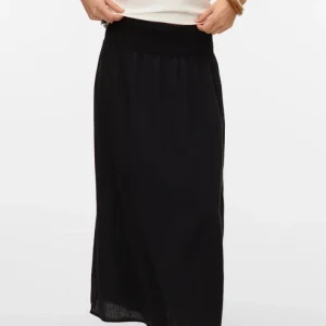 Gonna ancle smock linn - nero