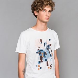sustainable men top, hand painted customizable men t shirt, unique gift for me