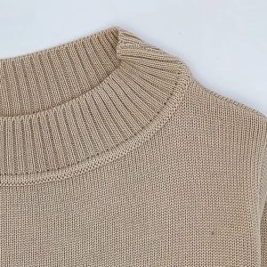 Abito bambina maglia manica lunga