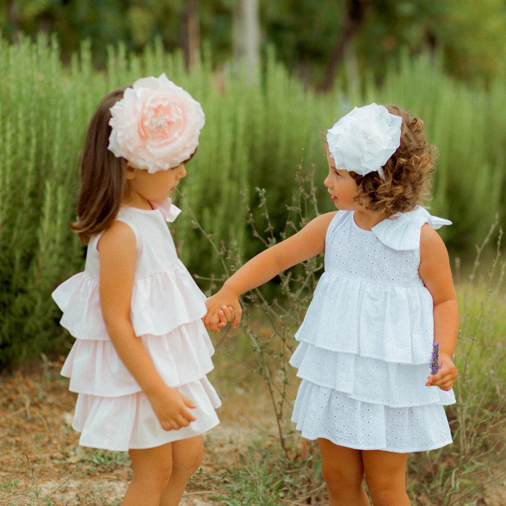 Terminato Abito Beatrice cerimonia bambina in pizzo - immagine 7