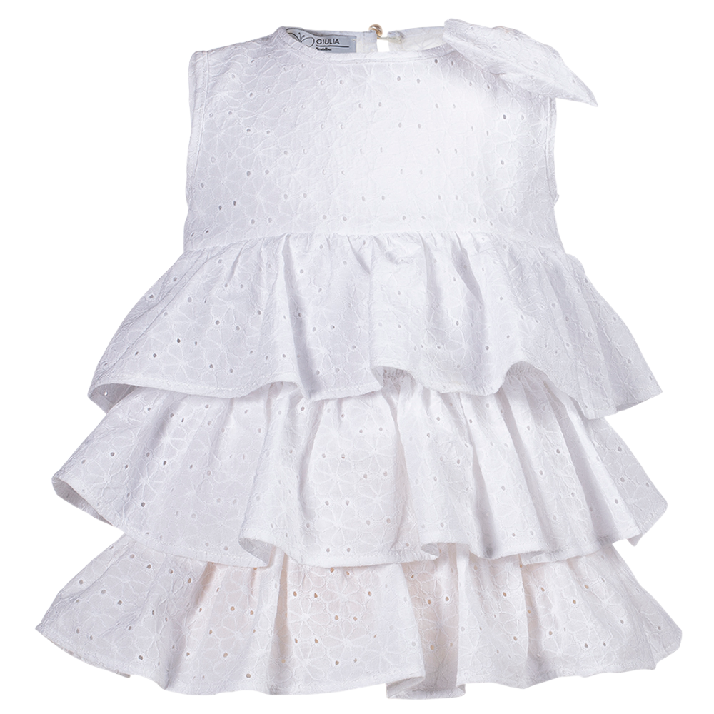 Terminato Abito Beatrice cerimonia bambina in pizzo - immagine 3