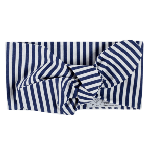 Fascia Linda per capelli a righe blu