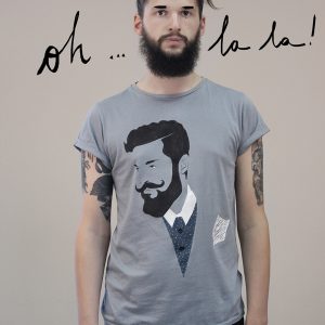 Maglia ritratto dipinta a mano, personalizzabile