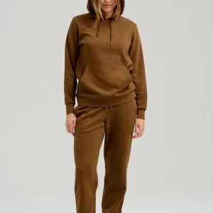 Basic Tuta sudore con cappuccio (marrone) - pacchetto (donne)