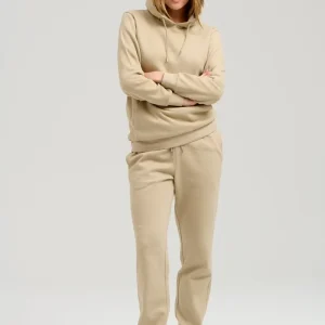 Basic Tuta con cappuccio (beige scuro) - pacchetto (donne)