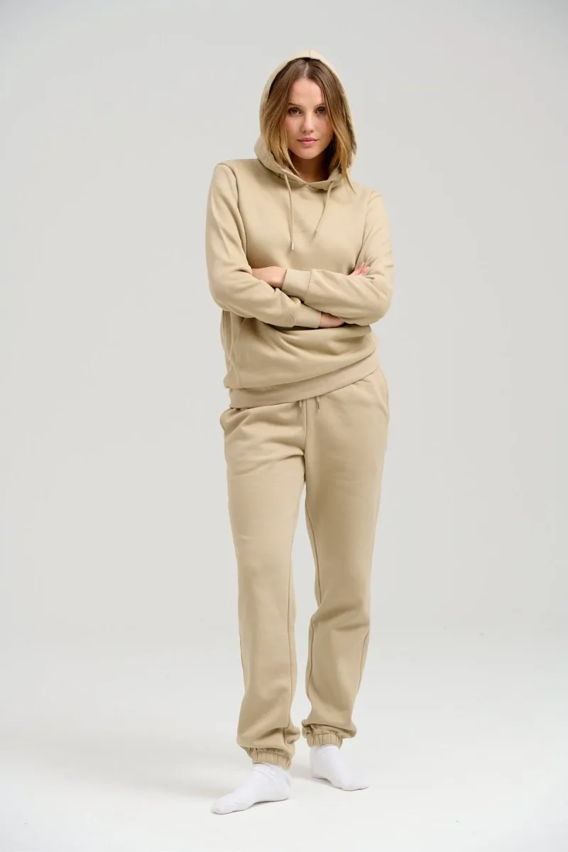 Basic Tuta con cappuccio (beige scuro) - pacchetto (donne) - immagine 2