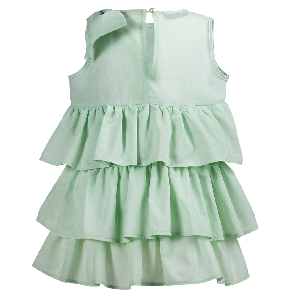 Abito Beatrice da cerimonia bambina verde - immagine 4