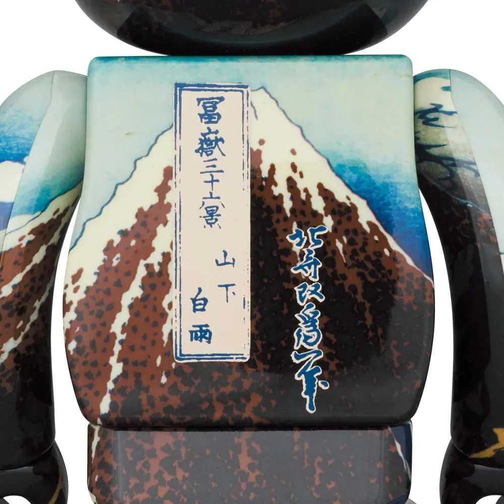 BEARBRICK 100% 400% KATSUSHIKA HOKUSAI SANKA HAKUU - immagine 3