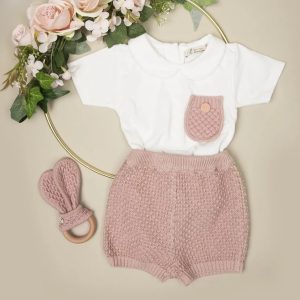 Body con colletto e taschino