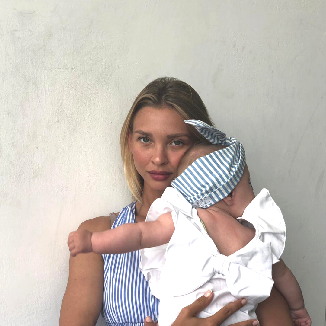 Terminata Fascia Linda Righe Azzurre - immagine 5