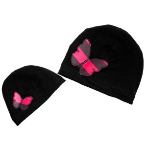 Terminato Cappello in viscosa da bambina con farfalle