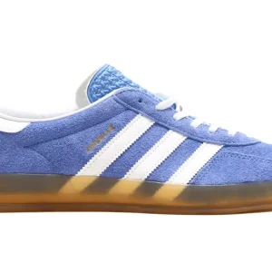 adidas gazelle indoor blue fusion gum (women's)