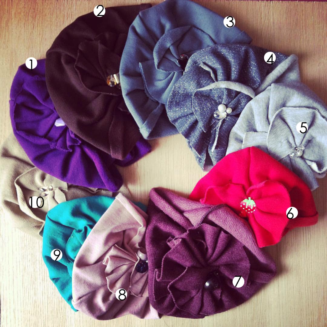 Cappello cloche turbante bambina - immagine 7