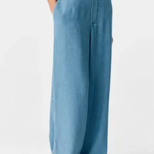 Frame Lisa larga Pants - denim azzurro