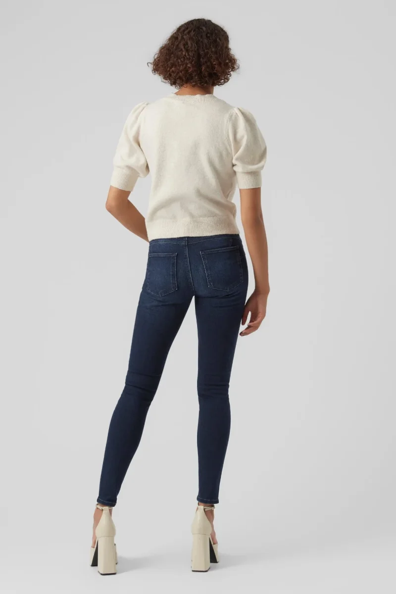 Pullover Doffy con scollo a O - Betulla melange - immagine 5