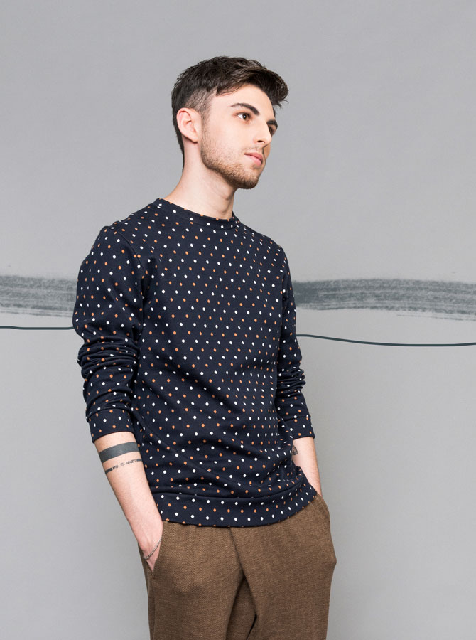 Sustainable men top, customizable, oeko tex fabric - immagine 2