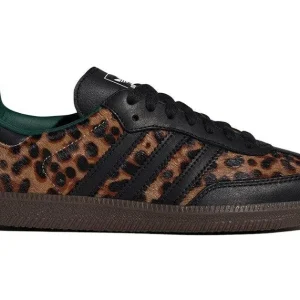 Adidas Samba Og Black Green Leopard (Women's)