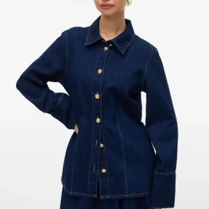 Camicia di denim Nikka - denim blu scuro
