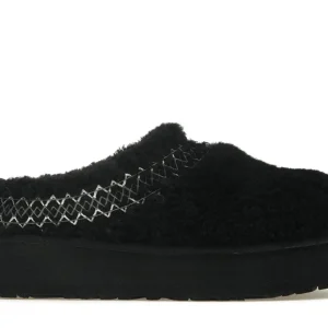 ugg tazz slipper heritage braid black (women's)