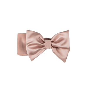 Terminata Fascia per capelli con fiocco in raso enorme rosa