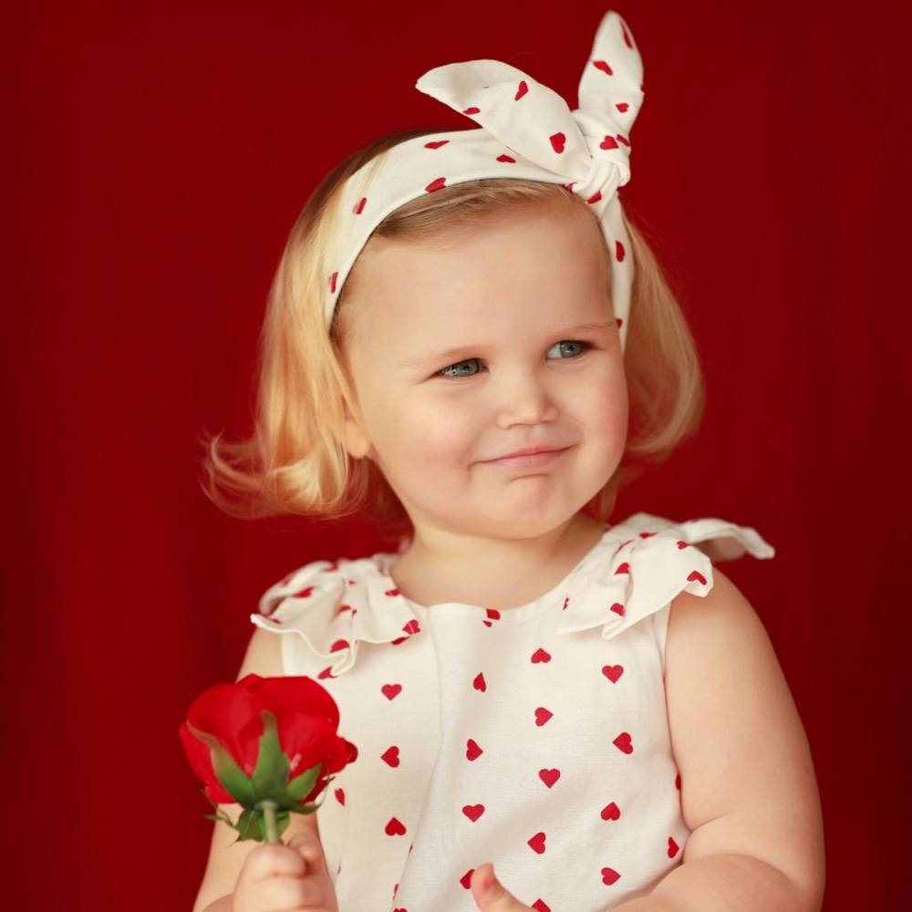 Terminata Fascia Linda per capelli a cuori - immagine 4