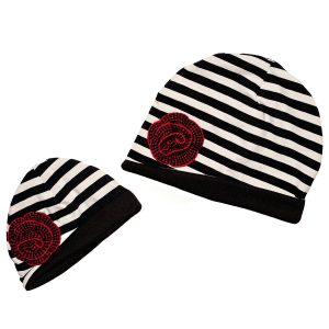 Terminato Cappello Invernale bambina con margherita